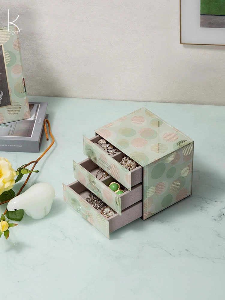 Jewelry Storage Box for Women, Multiple Layers,Glass Display Holder, Earring, Ring, Necklace, Desk Organizer, Gift for Girls
Jewelry Storage Box for Women, Multiple Layers,Glass Display Holder, Earring, Ring, Necklace, Desk Organizer, Gift for Girls