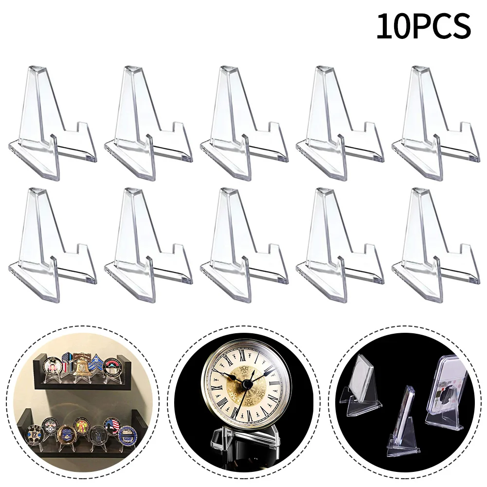 10pcs Acrylic Display Rack Commemorative Coin Display Stand Transparent Triangle Display Stand Capsule Holder Support Home Decor
10pcs Acrylic Display Rack Commemorative Coin Display Stand Transparent Triangle Display Stand Capsule Holder Support Home Decor