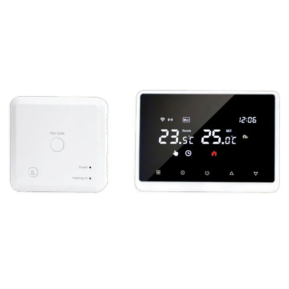For TUYA Wall-Mounted Boiler/Water Floor Heating Wireless WIFI Smart Thermostat Smart Temperature Control System
For TUYA Wall-Mounted Boiler/Water Floor Heating Wireless WIFI Smart Thermostat Smart Temperature Control System