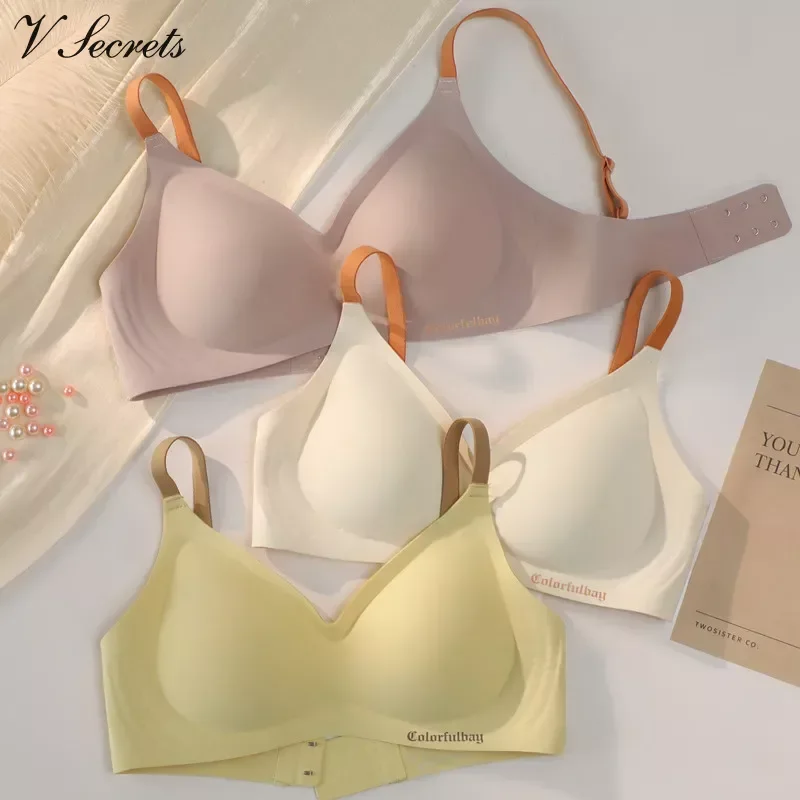 Sexy Bras Ice Silk Emulsion Pad Thin Backless Underwear Women Beauty Back Seamless Bralette Sleep Push Up Lingerie Soutien Gorge
Sexy Bras Ice Silk Emulsion Pad Thin Backless Underwear Women Beauty Back Seamless Bralette Sleep Push Up Lingerie Soutien Gorge