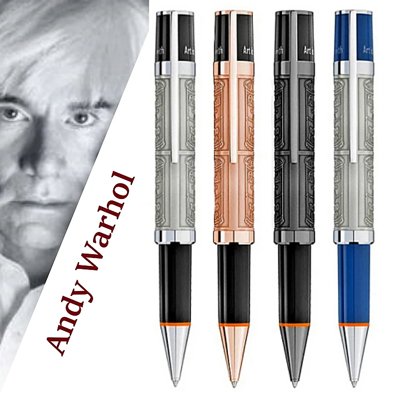 MB Limited Edition Writers Andy Warhol Ballpoint Pen Unique Metal Reliefs Barrel Office School Writing Ball Pens High Quality
MB Limited Edition Writers Andy Warhol Ballpoint Pen Unique Metal Reliefs Barrel Office School Writing Ball Pens High Quality