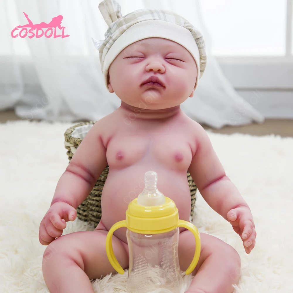 COSDOLL 17.7 inches Silicone Reborn Baby Dolls Whole Body Soft Silicone Bebe Doll Eye Closed Girl Dolls DIY Toys Handmade Gifts
COSDOLL 17.7 inches Silicone Reborn Baby Dolls Whole Body Soft Silicone Bebe Doll Eye Closed Girl Dolls DIY Toys Handmade Gifts