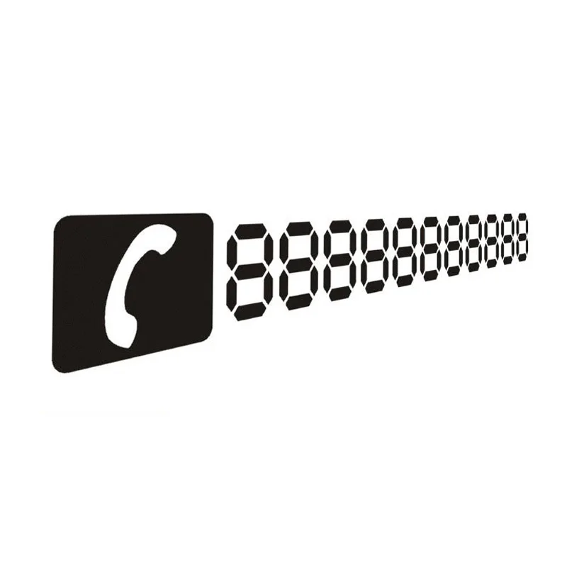 Fashion Reflective Temporary Parking Card Sticker Move The Parked Supplies Number 29cm*3.5cm
Fashion Reflective Temporary Parking Card Sticker Move The Parked Supplies Number 29cm*3.5cm