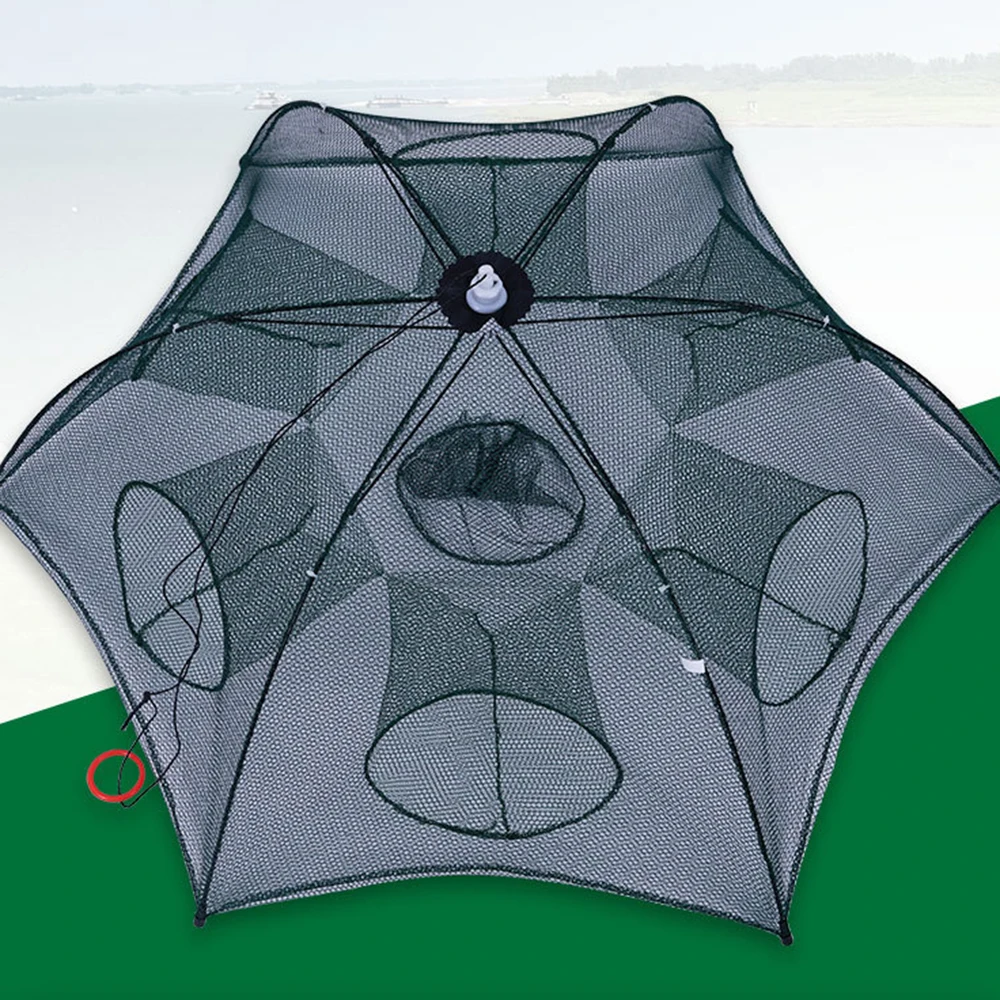 Strengthened Umbrella Cage Shrimp Cage 4-8 Holes Automatic Fishing Net Foldable Nylon Fish Trap Cast Nets Fold Network Outdoor
Strengthened Umbrella Cage Shrimp Cage 4-8 Holes Automatic Fishing Net Foldable Nylon Fish Trap Cast Nets Fold Network Outdoor