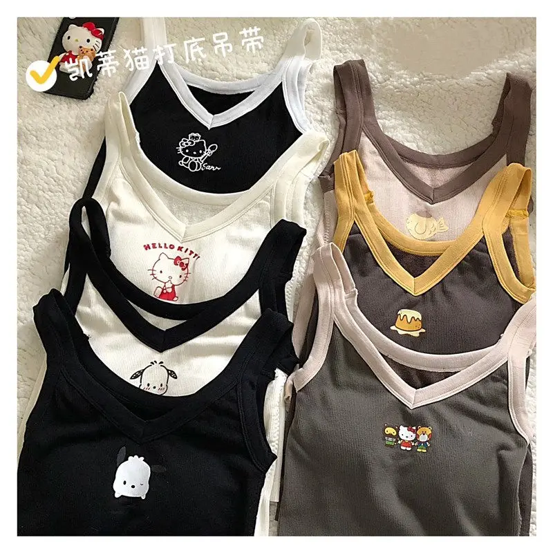 Новинка, жилет Hellokitty, кавайный Sanrio Pachacco, зимнее плюшевое нижнее белье с мультяшным рисунком, милая девушка, теплый ремешок, подарок для девуш...
Новинка, жилет Hellokitty, кавайный Sanrio Pachacco, зимнее плюшевое нижнее белье с мультяшным рисунком, милая девушка, теплый ремешок, подарок для девуш...