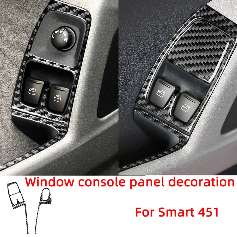 Carbon Fiber Window Control Panel Decoration Patch Car Stickers For Mercedes Smart 451 Fortwo Brabus Inteior Accessories
Carbon Fiber Window Control Panel Decoration Patch Car Stickers For Mercedes Smart 451 Fortwo Brabus Inteior Accessories