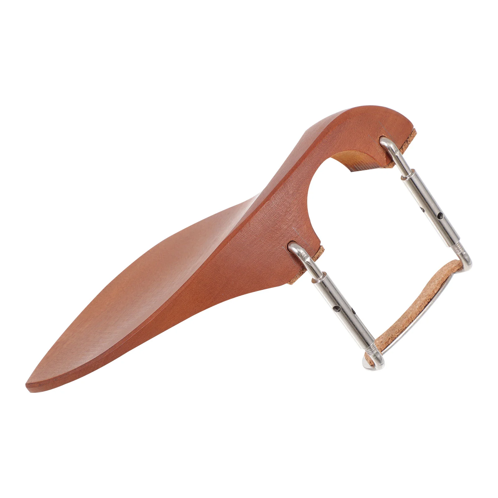 

Violin Accessories Playing Jujube Wood Chin Holder Rest Metal Sturdy Stand Chinrest Supplies