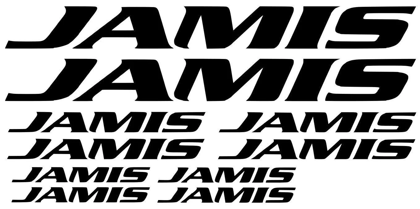 For 10x Jamis Bike Sticker Decals MTB DH Cycling Road Ride Window Graphics Truck Bumper Car Styling
For 10x Jamis Bike Sticker Decals MTB DH Cycling Road Ride Window Graphics Truck Bumper Car Styling