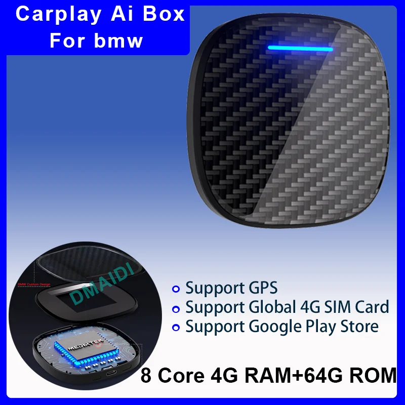 AI Box For BMW Android 10 4G+64G Multimedia Video Player Wireless Carplay MirrorLink Andriod Auto 8Core Built in Gps
AI Box For BMW Android 10 4G+64G Multimedia Video Player Wireless Carplay MirrorLink Andriod Auto 8Core Built in Gps