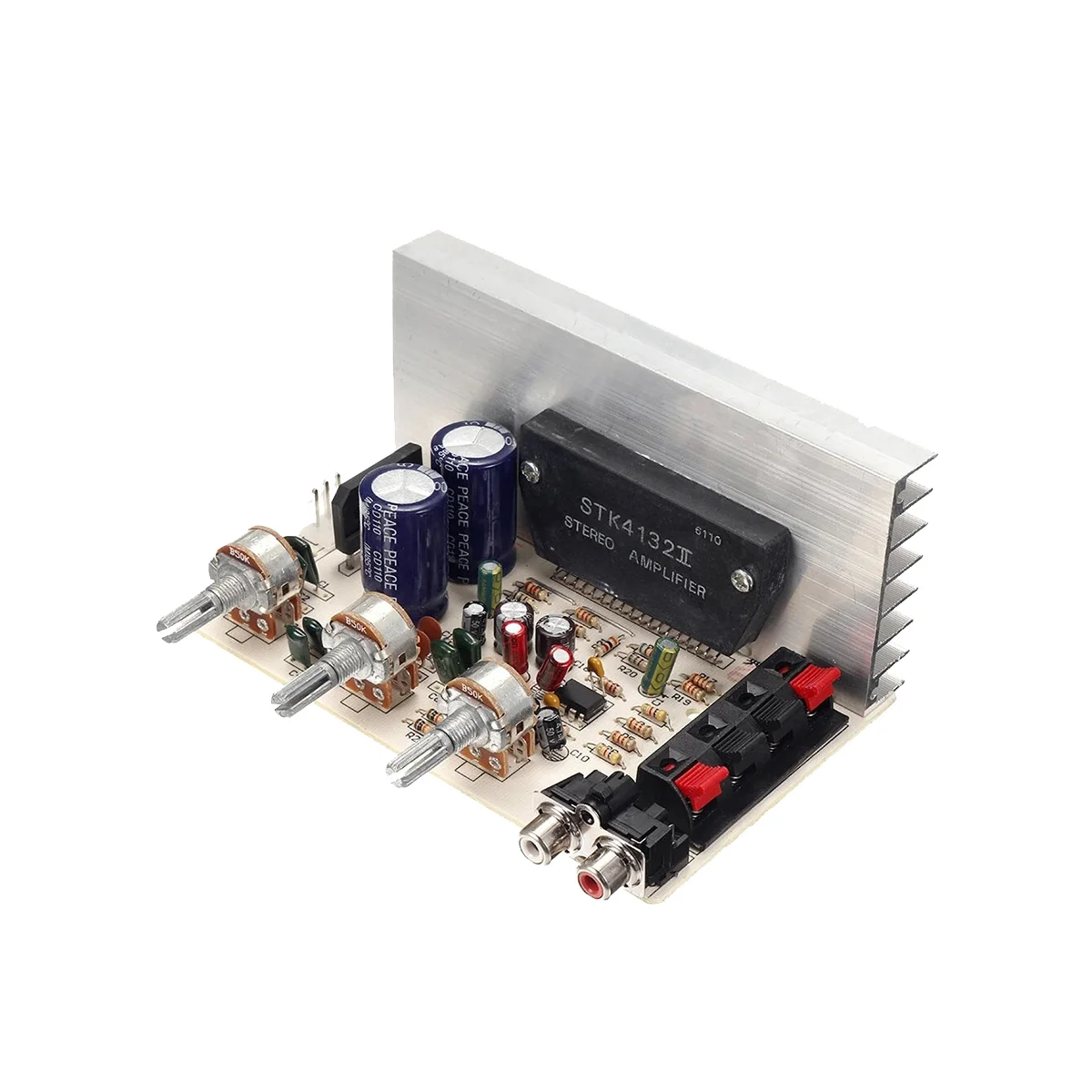 DX-0408 STK Amplifier Board 50Wx2 Dual Channel Amplifier Board AC Dual 15V-18V DIY Amplifier
DX-0408 STK Amplifier Board 50Wx2 Dual Channel Amplifier Board AC Dual 15V-18V DIY Amplifier