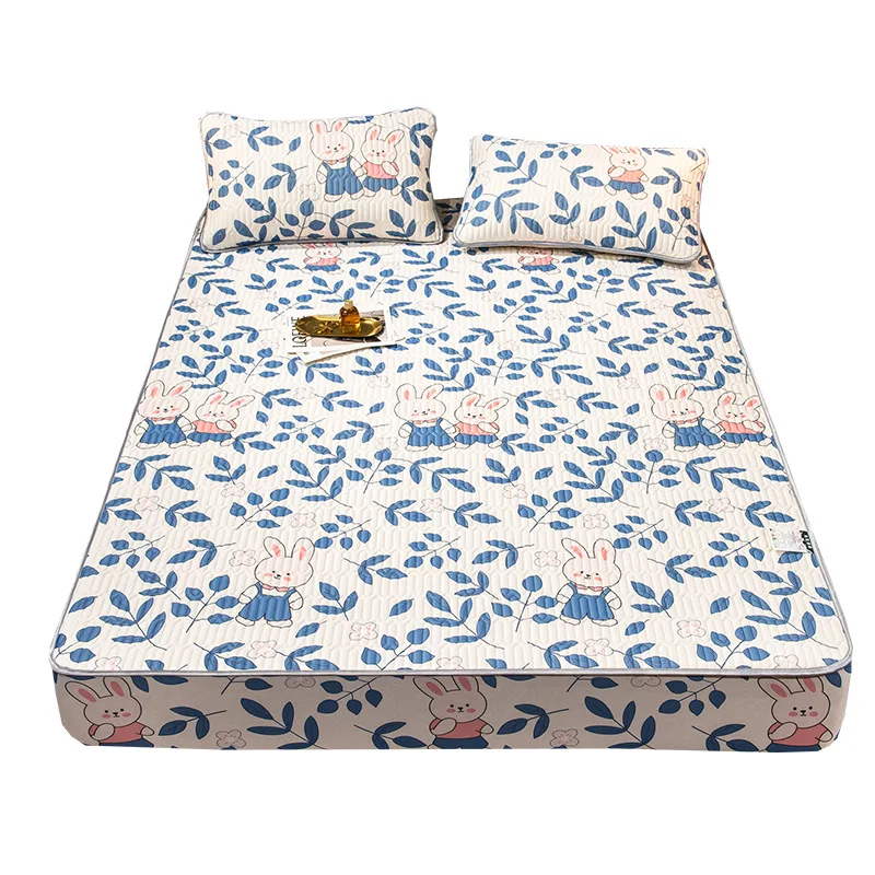 Three Piece Latex Fitted Sheet Machine Washable Non slip Bed Cover Simmons Mattress Protective Cover
Three Piece Latex Fitted Sheet Machine Washable Non slip Bed Cover Simmons Mattress Protective Cover