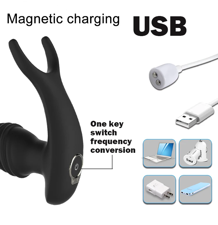 Телескопический Анальный Вибратор