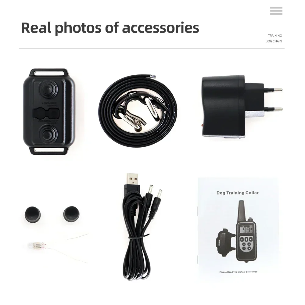 Vibration s Remote 800m Training 1000m Electric Shock Dog Rechargeable Sound Collar EU For Bark Control Plug
Vibration s Remote 800m Training 1000m Electric Shock Dog Rechargeable Sound Collar EU For Bark Control Plug