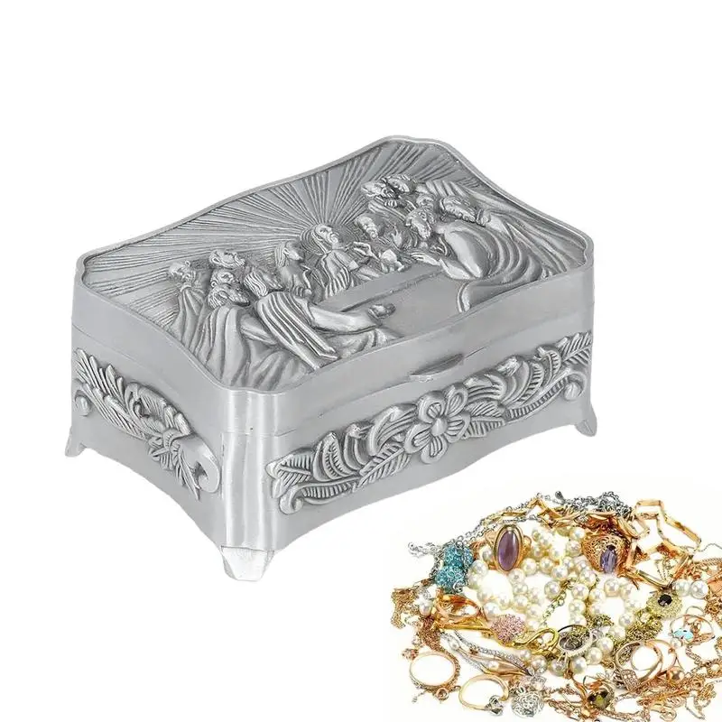 Vintage Rosary Necklace Box Container Portable Rosary Trinket Gift Storage Case Ring Box For Wedding Ring Bracelet Jewelry
Vintage Rosary Necklace Box Container Portable Rosary Trinket Gift Storage Case Ring Box For Wedding Ring Bracelet Jewelry