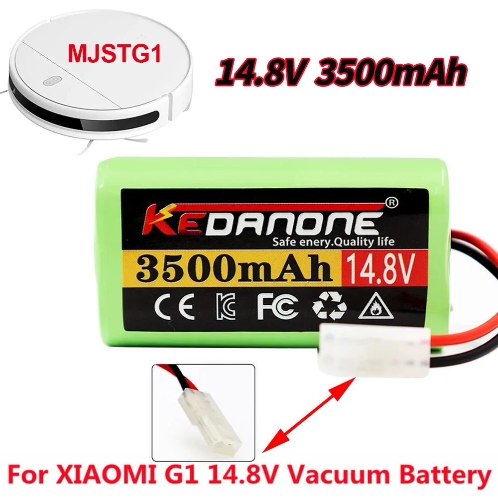 

14.8V 3500mAh 18650 Rechargeable Battery for Xiaomi Mi Robot Vacuum-mop Essential (MJSTG1) Robot Vacuum 14.4V xiaomi g1 battery