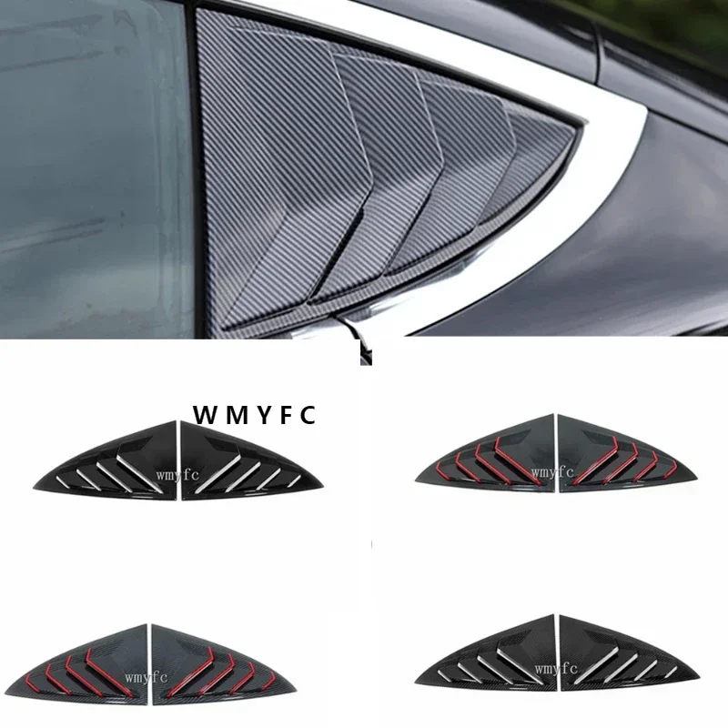 For Tesla Model 3 Rear Quarter Window Louver Spoiler Panel Side Deflector Blind Vent ABS Car Interior Accessories Sticker
For Tesla Model 3 Rear Quarter Window Louver Spoiler Panel Side Deflector Blind Vent ABS Car Interior Accessories Sticker