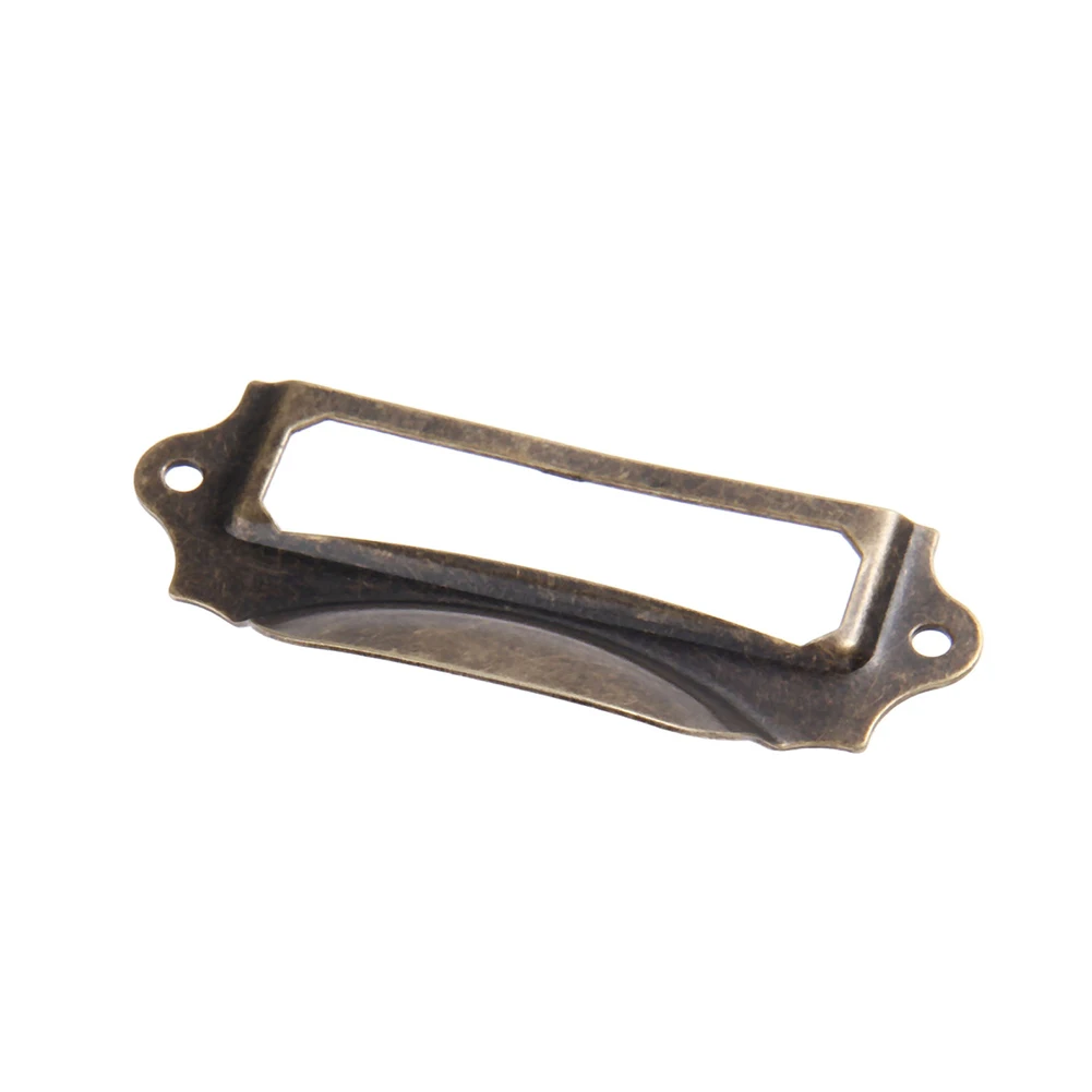 10 Retro Drawer Label Tag Pull Handle Jewelry Box Cabinet Frame File Card Holder For Furniture Cabinet Drawer Box Case Bin
10 Retro Drawer Label Tag Pull Handle Jewelry Box Cabinet Frame File Card Holder For Furniture Cabinet Drawer Box Case Bin