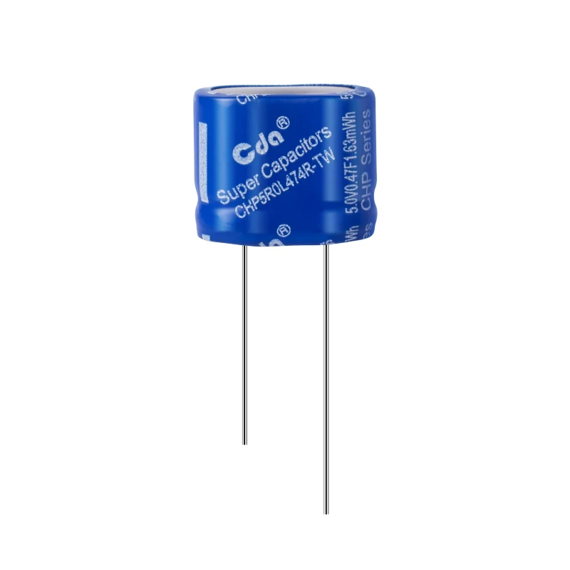 

CHP Super Capacitors CDA 5V 0.47F CHP5R0L474R-TW Farrah SuperCapacitors Ultra Capacitor