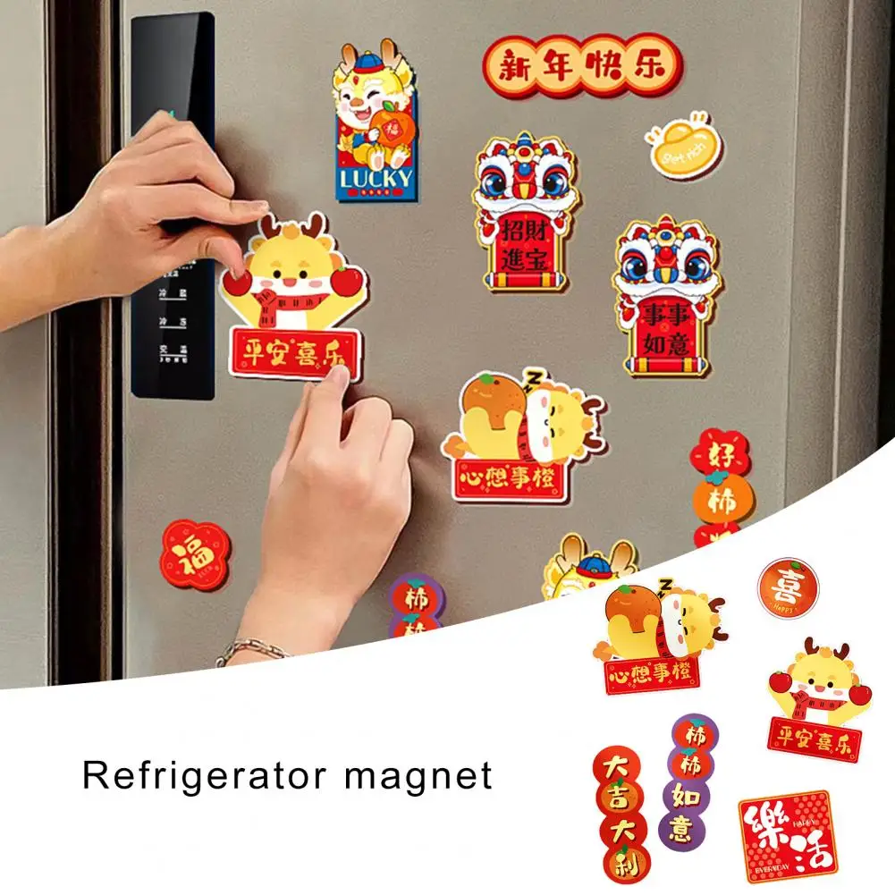 Festive Refrigerator Magnet 2024 Year of Dragon Fridge Magnets Festive Chinese New Year Decor for Indoor Outdoor Use 6pcs
Festive Refrigerator Magnet 2024 Year of Dragon Fridge Magnets Festive Chinese New Year Decor for Indoor Outdoor Use 6pcs