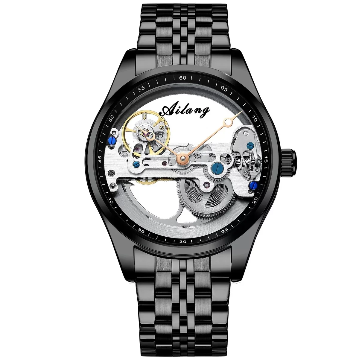Mechanical hollow out watch semi transparent perpetual watch business men's dark obsidian night edition student bracelet
Mechanical hollow out watch semi transparent perpetual watch business men's dark obsidian night edition student bracelet