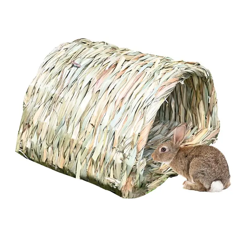 Rabbit Grass Bed 1PCS durable comfortable Hamster Nest Tunnel warm Handwoven Hamster Hideaway Bed for hedgehogs and hamsters
Rabbit Grass Bed 1PCS durable comfortable Hamster Nest Tunnel warm Handwoven Hamster Hideaway Bed for hedgehogs and hamsters