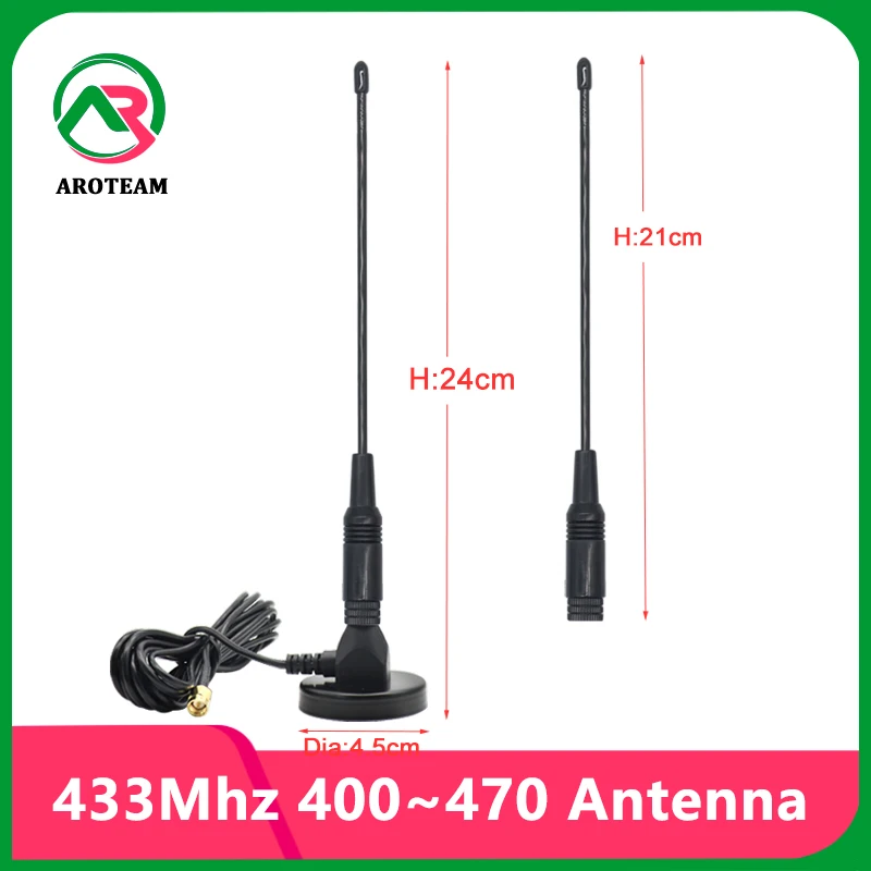 

Гибкая 433 МГц 400 ~ 470 МГц Lora с высоким коэффициентом усиления 8dbi Omni Wi-Fi мягкая рация антенна Переговорная антенна с магнитным основанием