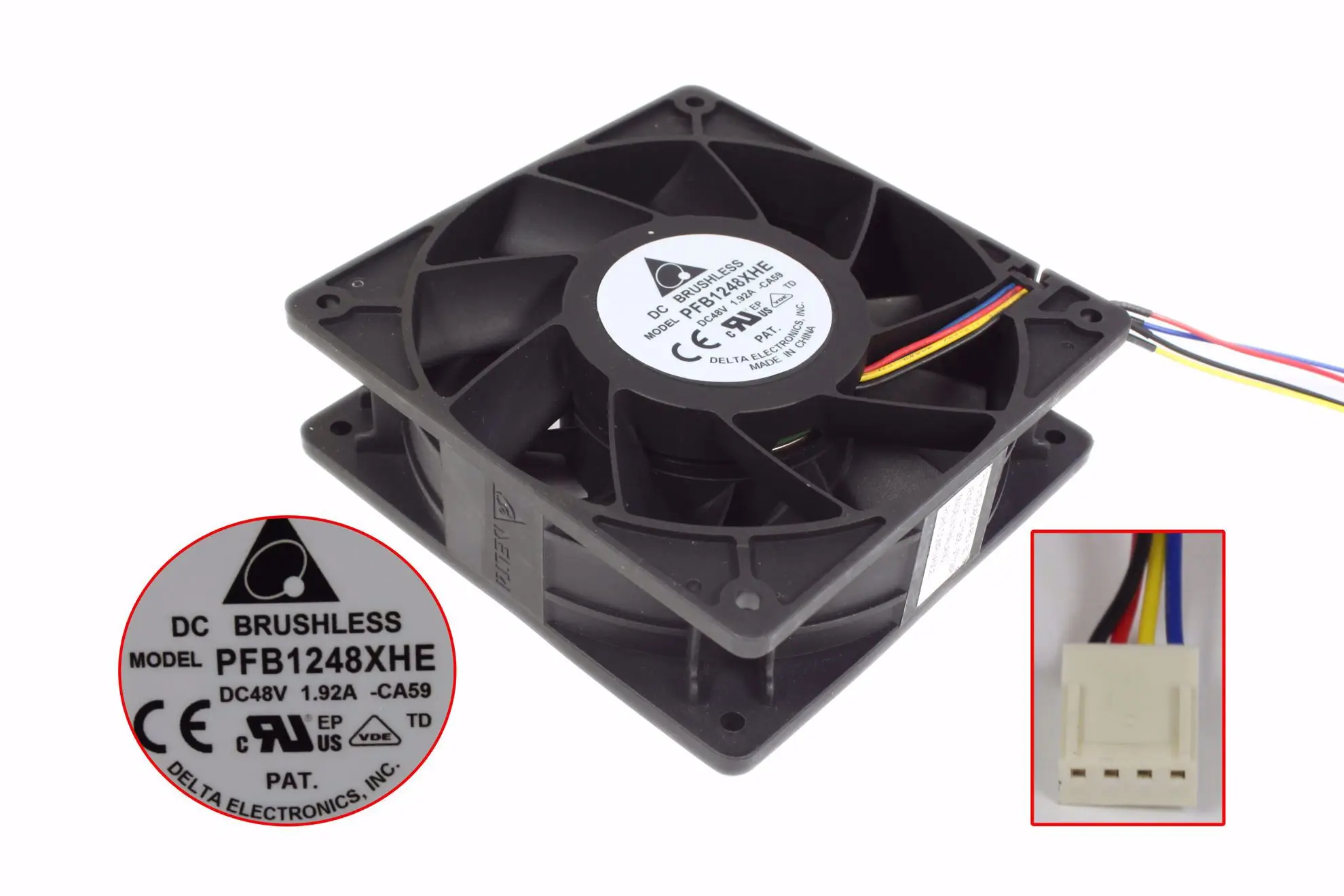 4-проводной вентилятор охлаждения сервера Delta Electronics PFB1248XHE CA59 DC 48 в 120 А 120x38 мм
4-проводной вентилятор охлаждения сервера Delta Electronics PFB1248XHE CA59 DC 48 в 120 А 120x38 мм