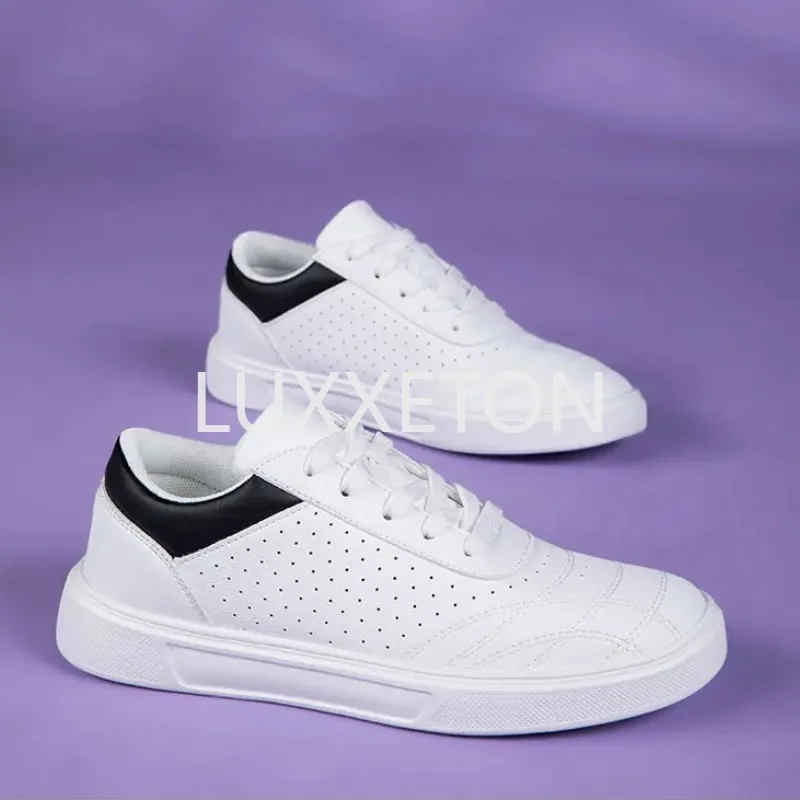 Походные повседневные туфли больших размеров для беременных новая Корейская версия дышащая однотонная кожаная прогулочная обувь с мягкой подошвой и сеточкой на плоской подошве