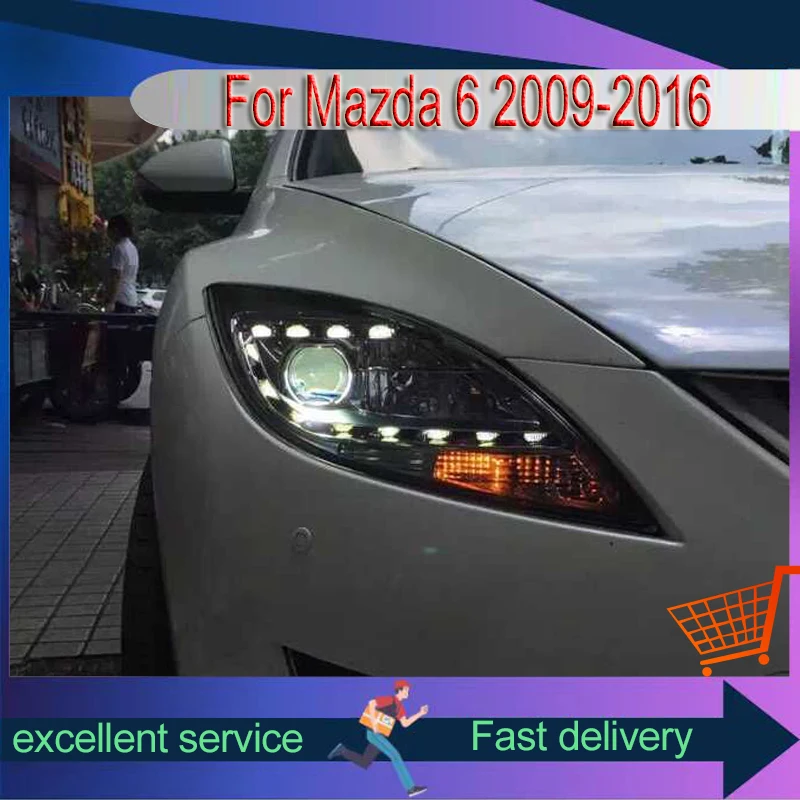Car Styling for Mazda 6 Headlight 2009-2016 Mazda6 Upgrade LED DRL Hid Head Lamp Angel Eye Bi Xenon Automatic Tools Accessories
Car Styling for Mazda 6 Headlight 2009-2016 Mazda6 Upgrade LED DRL Hid Head Lamp Angel Eye Bi Xenon Automatic Tools Accessories