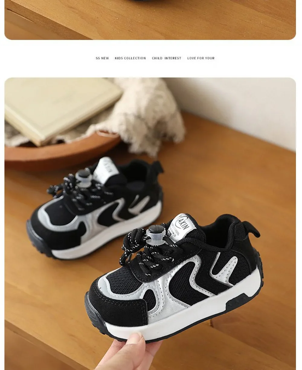 أحذية رياضية عصرية للأطفال 2026 من الجلد الصناعي، أحذية رياضية مريحة ومضادة للانزلاق للأولاد والبنات أحذية رياضية عصرية للأطفال 2026 من الجلد الصناعي، أحذية رياضية مريحة ومضادة للانزلاق للأولاد والبنات