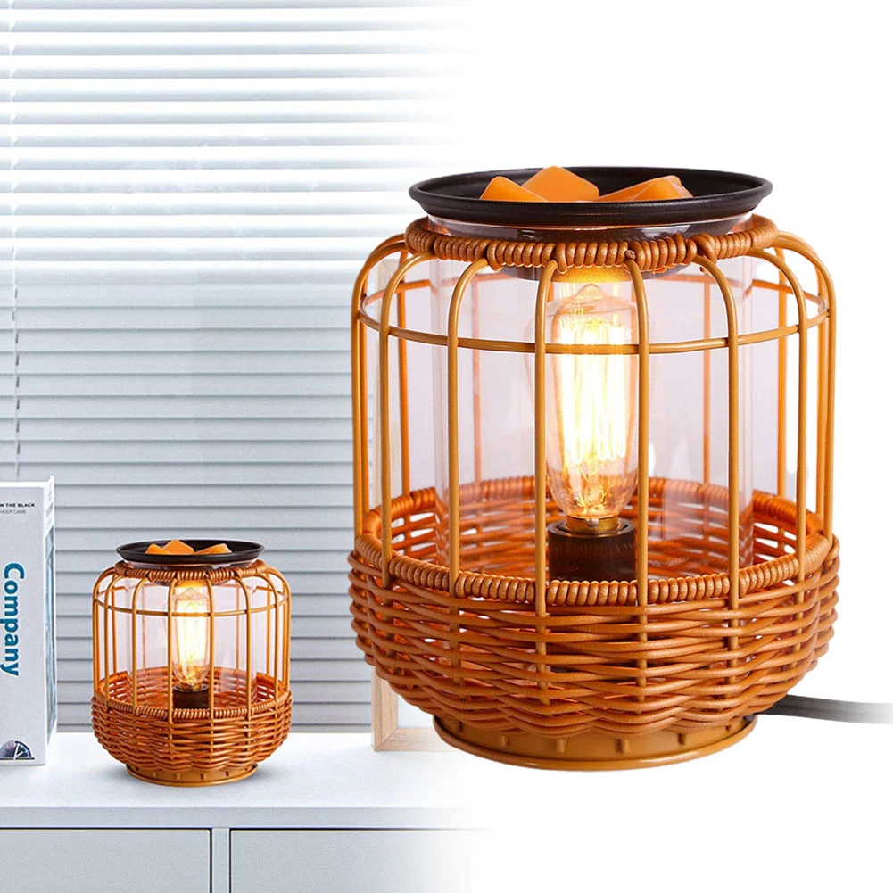 Small Rattan Table Lamp, Stepless Dimmable Beside Lamp, Vintage Wicker Wooden Nightstand Lamp, for Bedroom Living Room Desk
Small Rattan Table Lamp, Stepless Dimmable Beside Lamp, Vintage Wicker Wooden Nightstand Lamp, for Bedroom Living Room Desk