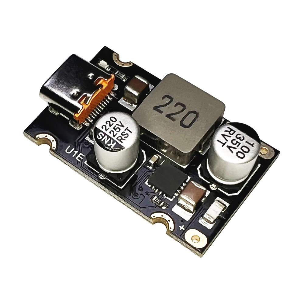 PD65W Fast Charging Module supports PD3.1 QC3.0 SCP PPS fast charging DC5521 DC5525 Type-C interface 8-30V Borad
PD65W Fast Charging Module supports PD3.1 QC3.0 SCP PPS fast charging DC5521 DC5525 Type-C interface 8-30V Borad