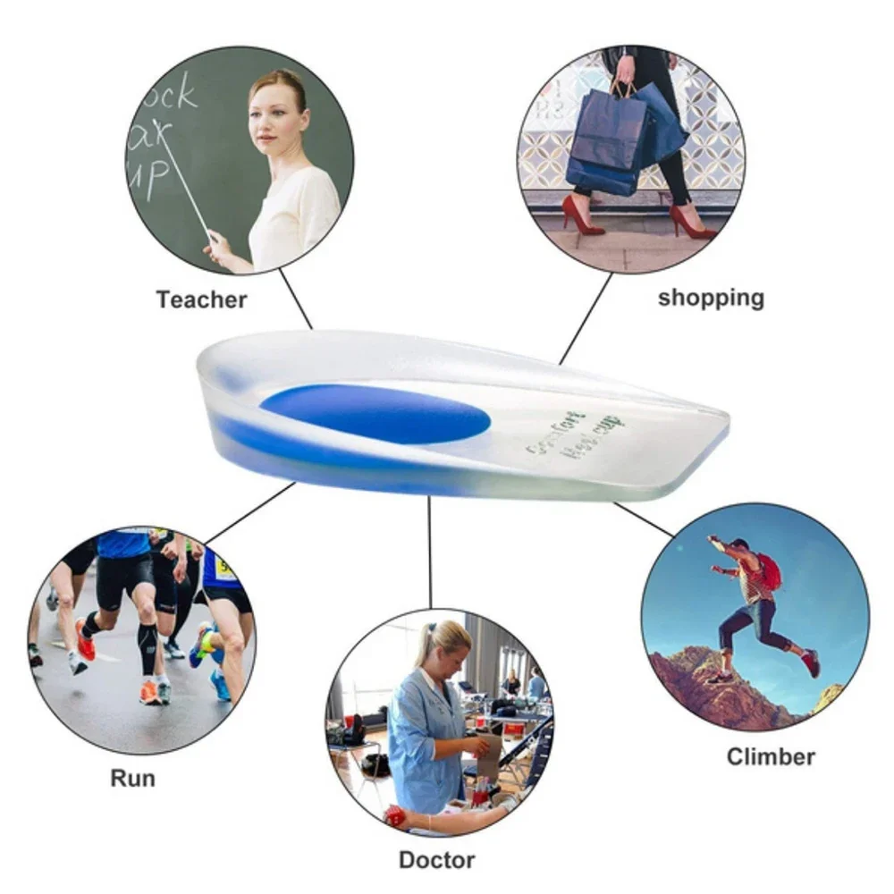 Plantillas de Gel para talon para correr suave para espolones de talón, alivio del dolor, cojín para pies, masajeador de pies, cuidado, tazas para el talón, almohadillas para zapatos, plantillas para aumentar la altura 18 Plantillas de Gel para talon para correr suave Plantillas de Gel para talon para correr suave para espolones de talón, alivio del dolor, cojín para pies, masajeador de pies, cuidado, tazas para el talón, almohadillas para zapatos, plantillas para aumentar la altura » Plantillas de Gel para talon para correr suave