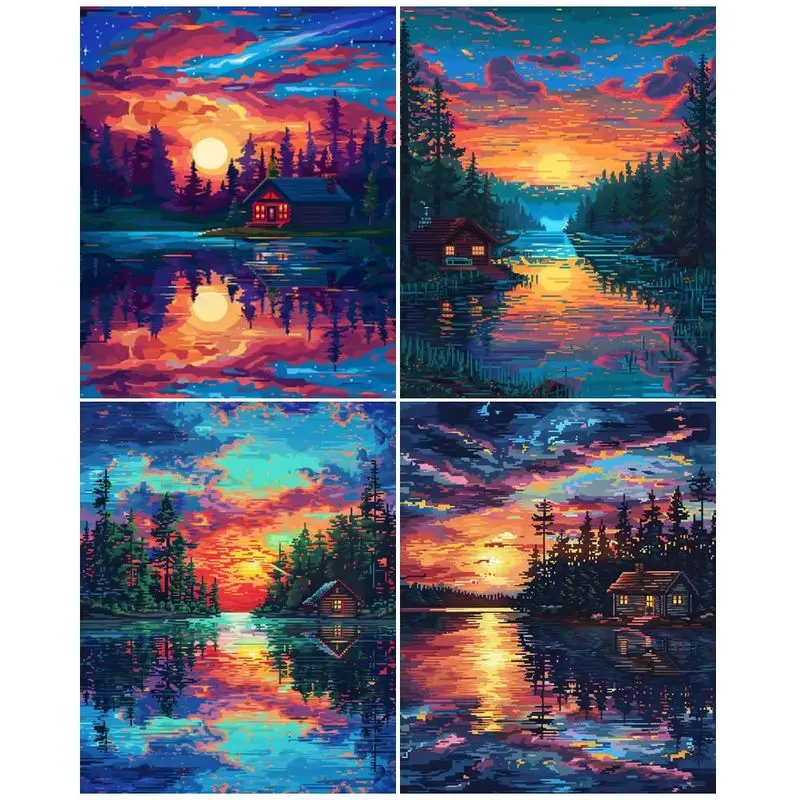 GATYZTORY Scenery Painting By Numbers Diy Crafts Fantastic Picture Painting By Numbers Drawing On Canvas For Adults Artwork Gift 
GATYZTORY Scenery Painting By Numbers Diy Crafts Fantastic Picture Painting By Numbers Drawing On Canvas For Adults Artwork Gift