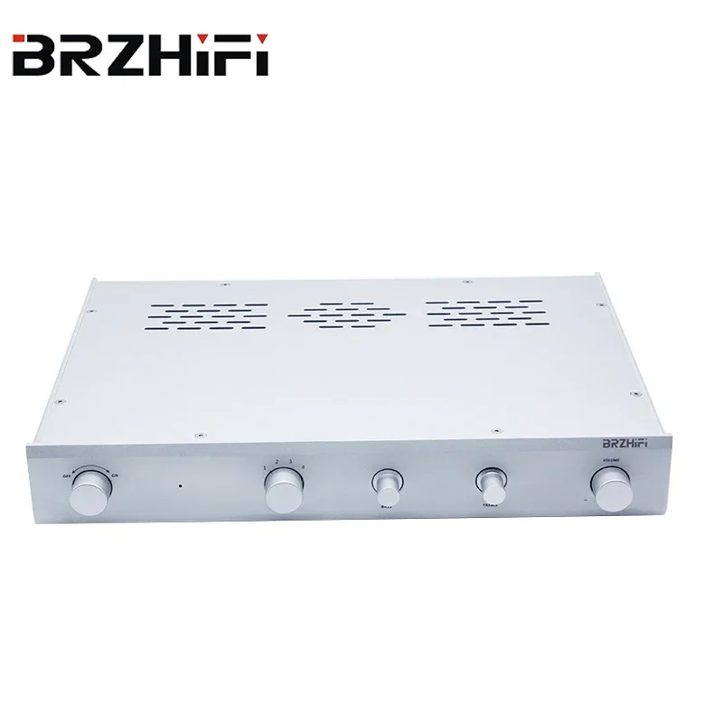 

BRZHIFI Audio MC22 Retro Classic Audiophile Power Preamplifier With Tone Control Treble and Bass Frequency Electron Tube Preamp