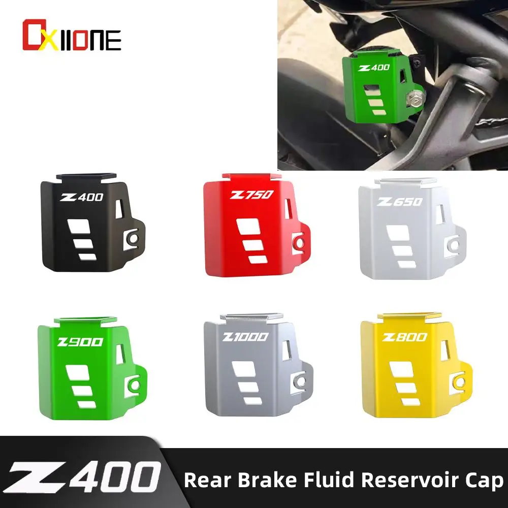 New For Kawasaki Z900 Z900RS Z900SE 2017-2023 CNC Rear Brake Fluid Reservoir Guard Cover Cap Protector Motorcycle Accessories
New For Kawasaki Z900 Z900RS Z900SE 2017-2023 CNC Rear Brake Fluid Reservoir Guard Cover Cap Protector Motorcycle Accessories