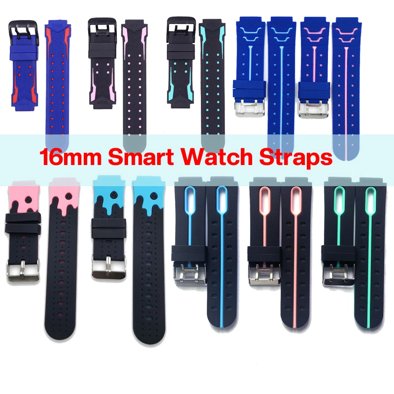 16mm Width Kids Watch Straps for Q12 Q12B Z5 Z6 Q90 Universal Easy Release GPS Smartwatch Belts with Ears corrrea reloj gps niño
16mm Width Kids Watch Straps for Q12 Q12B Z5 Z6 Q90 Universal Easy Release GPS Smartwatch Belts with Ears corrrea reloj gps niño