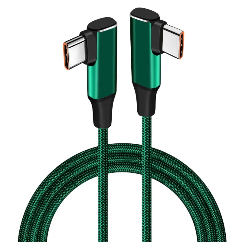 Double Elbow QC4.0 Fast Charging Data Cord for Samsung Huawei Charge Cable 5A 100W PD Type C To USB C Cable for MacBook Pro 
Double Elbow QC4.0 Fast Charging Data Cord for Samsung Huawei Charge Cable 5A 100W PD Type C To USB C Cable for MacBook Pro