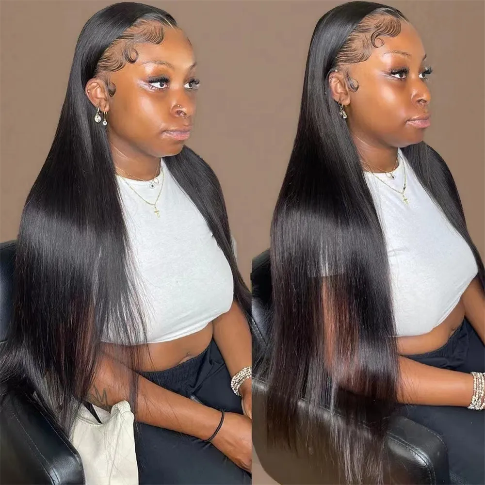 13x6 Hd Straight Lace Frontal Wig Glueless Pre Plucked Glueless 30 34 Inch Bone Straight Lace Front Human Hair Wigs For Women
13x6 Hd Straight Lace Frontal Wig Glueless Pre Plucked Glueless 30 34 Inch Bone Straight Lace Front Human Hair Wigs For Women