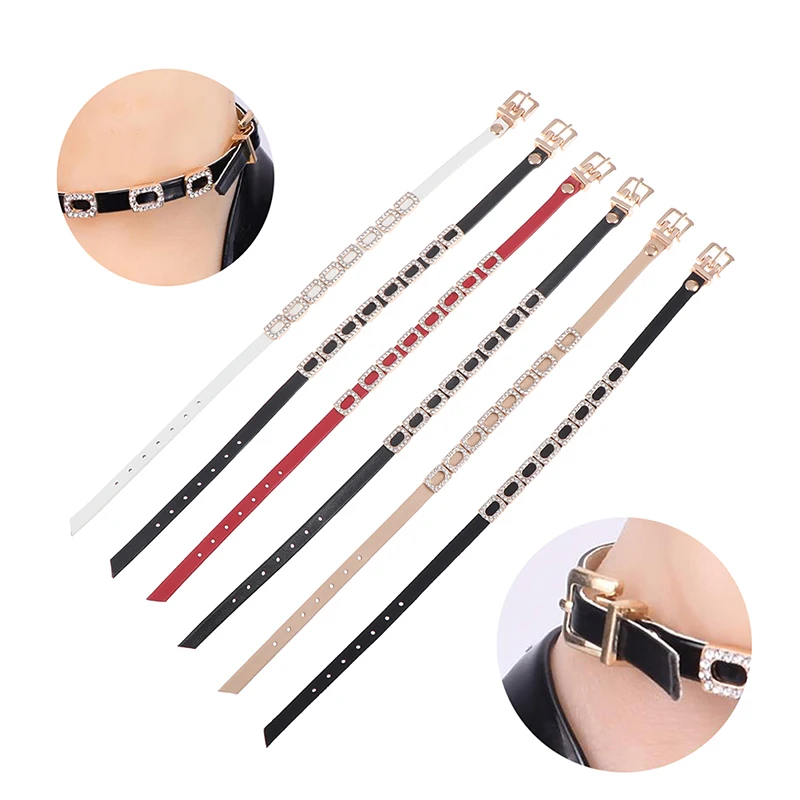 

1Pair Fashion Adjustable Shoelaces For High Heels Shoe Belt Ankle Holding Loose Women Anti-skid Bundle Laces Tie Straps Band