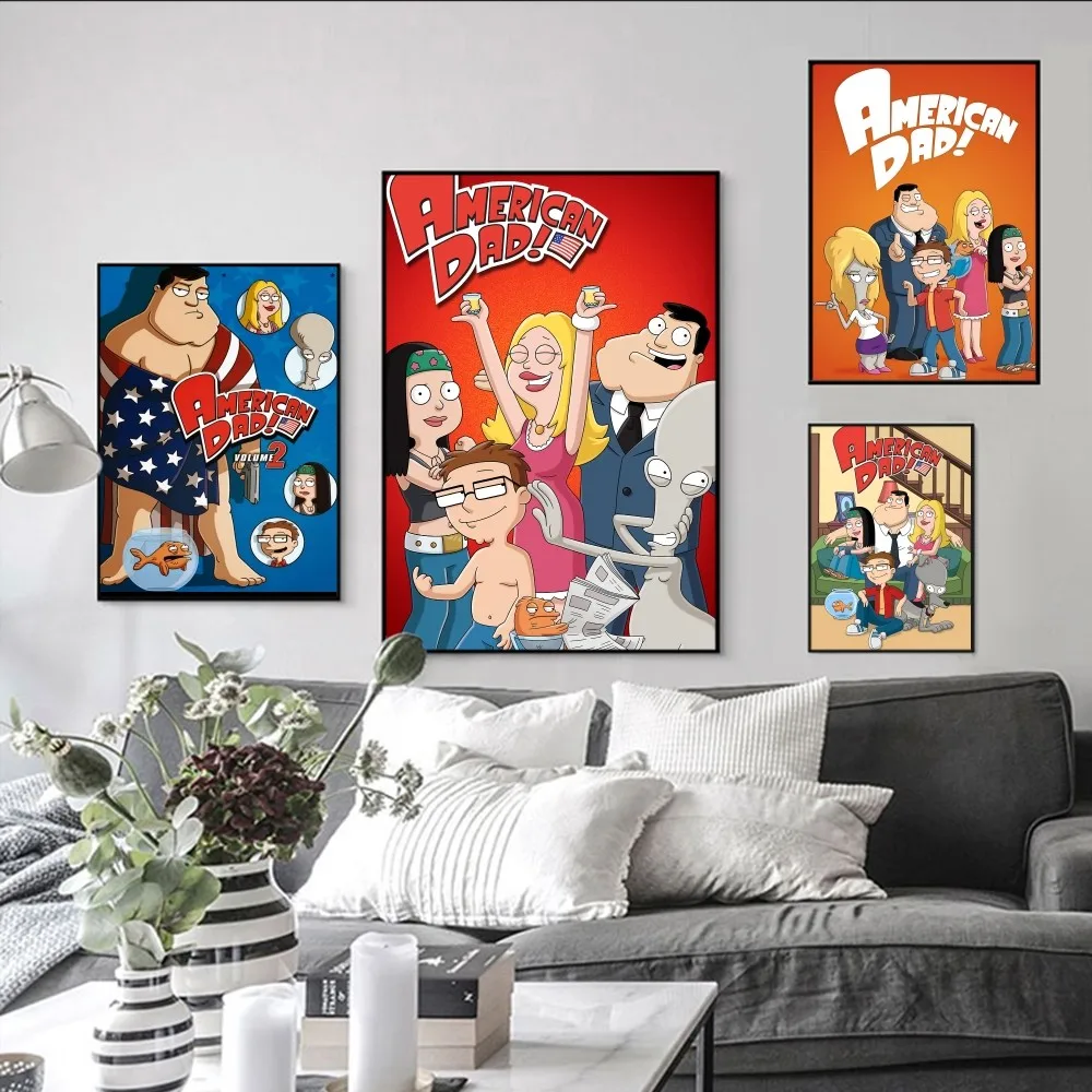 Funny A-American Cartoon D-Dad Poster Self-adhesive Art Poster Retro Kraft Paper Sticker DIY Room Vintage Decorative Painting
Funny A-American Cartoon D-Dad Poster Self-adhesive Art Poster Retro Kraft Paper Sticker DIY Room Vintage Decorative Painting
