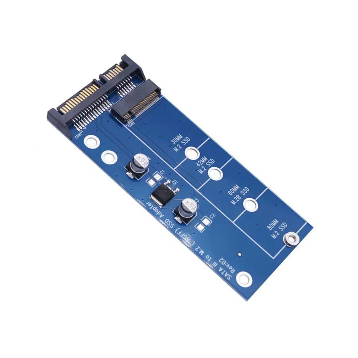 NGFF M.2 Adapter M2 to SATA 3 Adapter M.2 to SATA Adapter SSD M2 to SATA Expansion Card B Key Support 30/42/60/80mm Blue
NGFF M.2 Adapter M2 to SATA 3 Adapter M.2 to SATA Adapter SSD M2 to SATA Expansion Card B Key Support 30/42/60/80mm Blue
