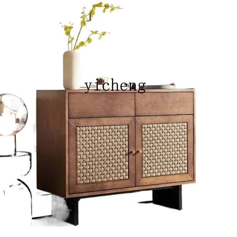 XL Solid Wood Sideboard Tea Cabinet Locker Japanese Rattan Entrance Cabinet TV Cabinet
XL Solid Wood Sideboard Tea Cabinet Locker Japanese Rattan Entrance Cabinet TV Cabinet