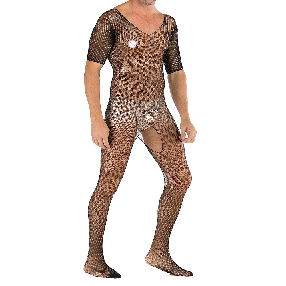 Mens Thin Mesh Net Fishnet Body Stockings Pantyhose Bodysuit Underwear Jumpsuit Open Crotch Erotic Hombre Male Playsuit
Mens Thin Mesh Net Fishnet Body Stockings Pantyhose Bodysuit Underwear Jumpsuit Open Crotch Erotic Hombre Male Playsuit