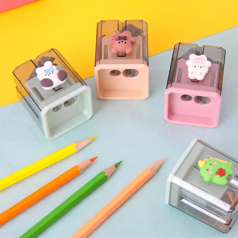 1PC Double Holes Pencil Sharpener Makeup Pencil Student Creative Cute Cartoon Sharpener for Office School Supplie
1PC Double Holes Pencil Sharpener Makeup Pencil Student Creative Cute Cartoon Sharpener for Office School Supplie