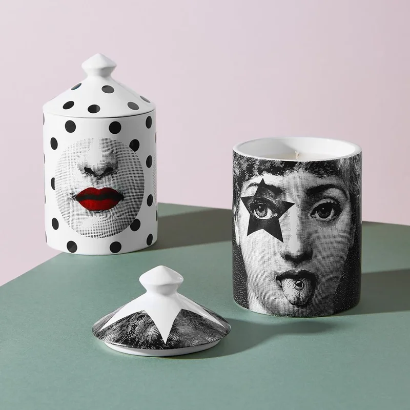 Handmade Ceramic Candle Holder Empty Incense Candles Jar Girl Face Red Lip Cup Living Room Study Ornaments Home Decor Crafts
Handmade Ceramic Candle Holder Empty Incense Candles Jar Girl Face Red Lip Cup Living Room Study Ornaments Home Decor Crafts