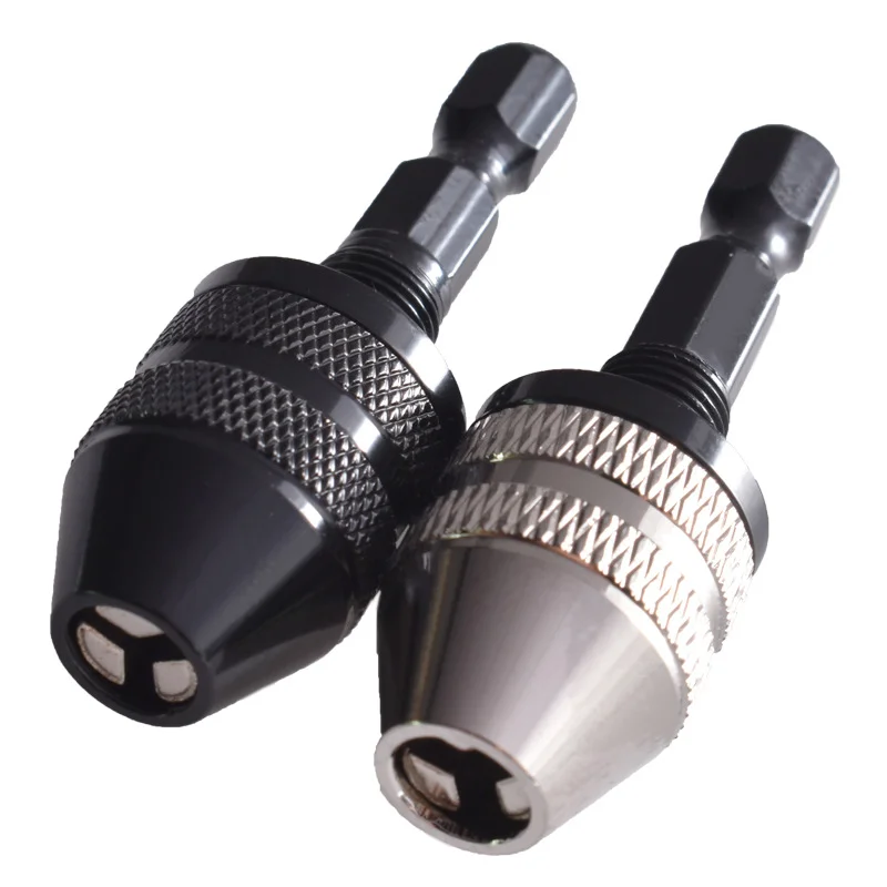 1pc Keyless Drill Chuck Screwdriver Impact Driver Adaptor 1/4 '' Hex Shank Drill Bit Tool Quick Change Convertor Adapter
1pc Keyless Drill Chuck Screwdriver Impact Driver Adaptor 1/4 '' Hex Shank Drill Bit Tool Quick Change Convertor Adapter