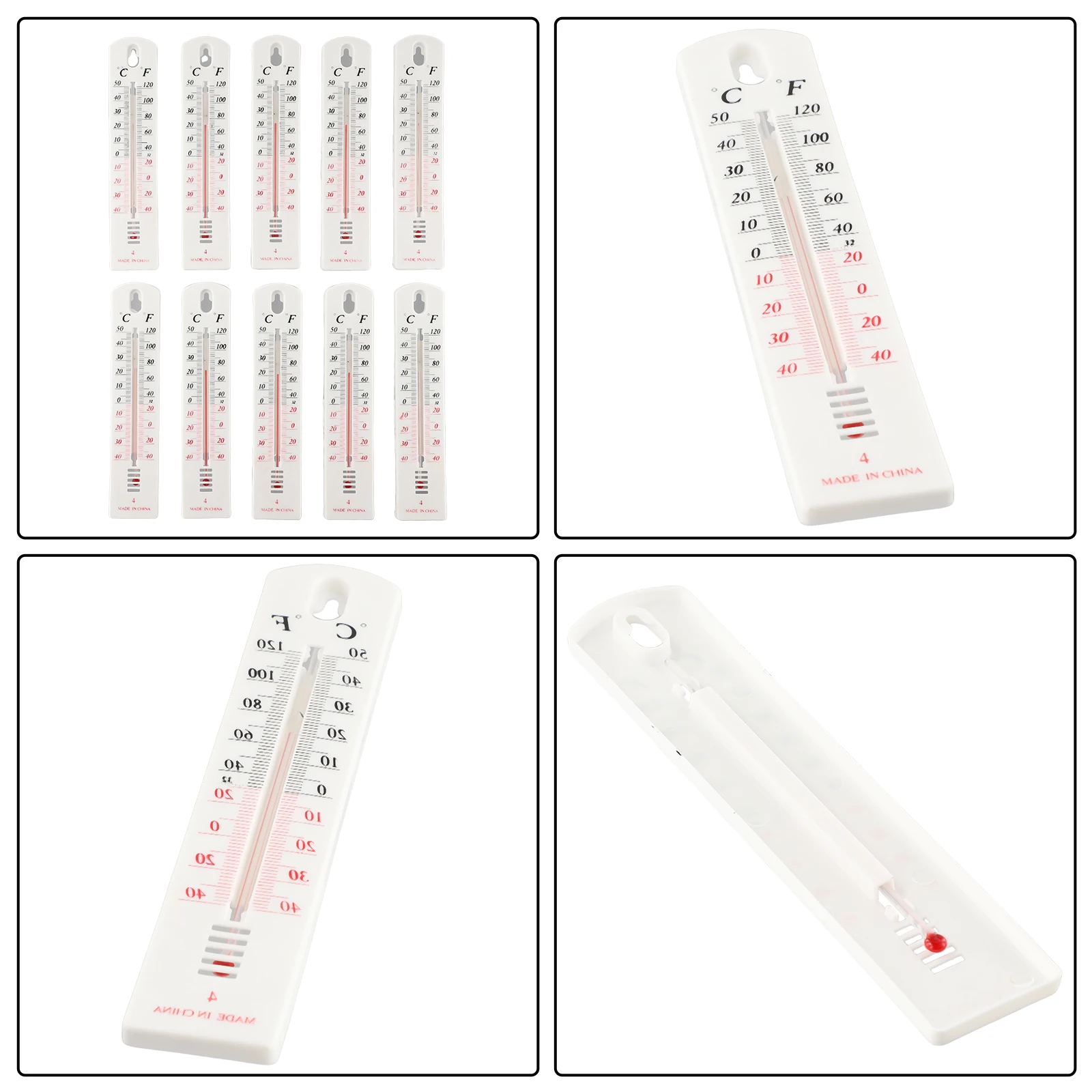 Garden Yard Thermometer Meter Gauge White 10pcs Accessories Easy To Read Garden Humidity Levels Outdoor Plastic
Garden Yard Thermometer Meter Gauge White 10pcs Accessories Easy To Read Garden Humidity Levels Outdoor Plastic