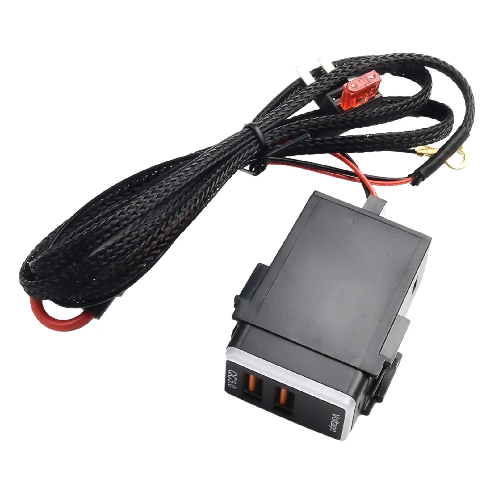 Fast Phone Quick Charger QC3 0 Dual USB Ports LED Digital Voltmeter Monitor Car Battery Voltage Real Timely
Fast Phone Quick Charger QC3 0 Dual USB Ports LED Digital Voltmeter Monitor Car Battery Voltage Real Timely