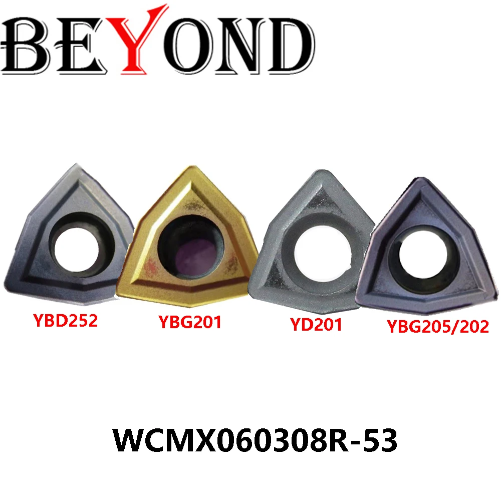 

Original WCMX06T308R-53 YBD252 YBG201 YBG202 YBG205 YD201 Turning Tools Carbide Inserts CNC Cutter WCMX06T308R 53 Machine Lathe